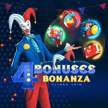 4 Bonuses Bonanza - Plinko Spin