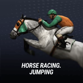 Horse Racing. Jumping