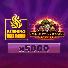Mighty Symbols: Jokers Burning Board