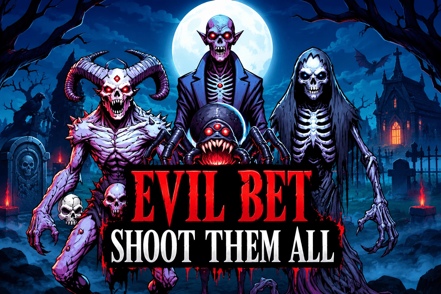 Evil Bet: Shoot Them All!